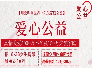 穆棱捐卵助孕生子 爱心志愿者招募